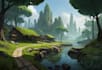 environment concept art landscape design