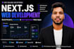 build a scalable nextjs saas web app and dashboard