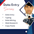 do data entry, typing, copy paste professionally