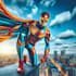 draw a cool comic book superhero