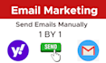 send 500 emails manually one by one