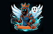 create angel queen ghost gaming mascot logo for your business only 12 hours