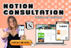help you to created a workplace with notion consultations