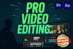 do professional video editing