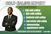cold call vending machine, vending machine locator, telemarketer