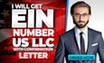 obtain US llc ein number with 147c letter from irs
