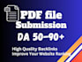 serve PDF submissions to high da sites for backlinks
