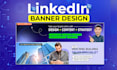 design a modern, responsive linkedin banner that reflects you