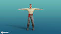 create game ready lowpoly 3d characters