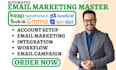 setup emma sendfox email campaign sendpulse sendgrid flodesk keap automation va