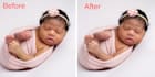 edit, retouch your newborn photography