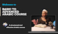 teach arabic from basic to advanced with a structured plan