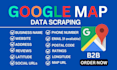 do lead generation, google map scraping, b2b data extraction service