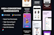 design high converting app store and play store screenshots