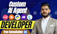 build an ai automation agent with python, n8n, zapier, llms and langchain
