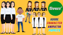 design and rig puppet in adobe character animator
