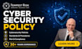 write customized information and cyber security policies