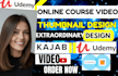 design online course image cover thumbnail for udemy course elearning