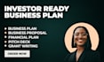 develop an investor ready business plan