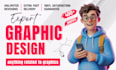 be your unique attractive graphic business card and flyer design expert