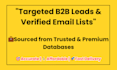 provide verified b2b leads with email and linkedin info