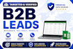 provide verified b2b leads with email and linkedin details