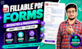 create and design interactive fillable PDF within hours