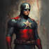 drawing custom superhero character in action
