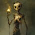 do highquality creature artwork in the fantasy horror style