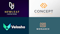 design minimalist brand company and business logo design