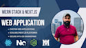 a scalable nextjs website or mern stack web application