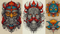 draw american traditional tattoo design by request