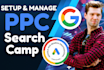 setup and manage google ads PPC search campaign with conversion tracking