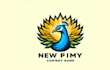make your peacock simple mascot logo in one day