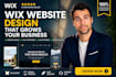 design a professional wix website that converts visitors into customers
