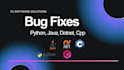 fix, debug, review your python, java, dotnet, c, cpp and all coder