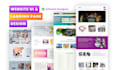 do figma website, dashbaord ui, landing page, web app ui ux design