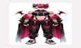 create custom VR chat avatar, vrchat avatar 3d model vr character furry avatar