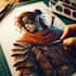 do draw dnd character art, rpg illustration,