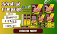 design animated adroll google facebook ads with html5 and gif banners
