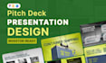 design a professional investor pitch deck or corporate presentation
