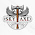 design sky axe throwing logo
