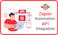 do zapier zap automation, API development, web, rest, json, XML, and integration