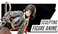 create high quality anime figure sculpting for 3d printing