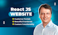 create a react website