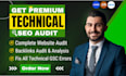 do technical SEO audit and fix screaming frog, ahrefs and semrush errors