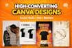 design professional canva designs