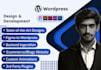 design and develop a professional wordpress website