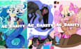 l draw your oc in my style version mlp