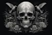 draw dark art illustration with engraving style